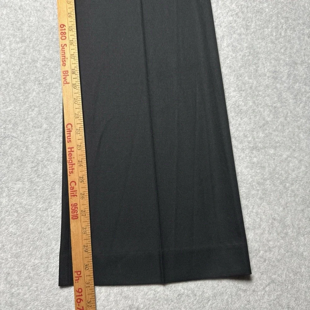 Trina Turk Black Wide Leg Dress Pants Office Classy Size 4 30X31‎ Style #289419